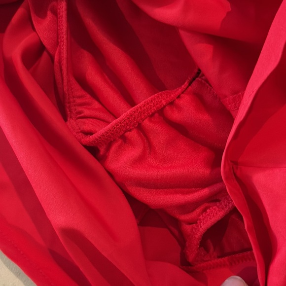 NWT athletic works 3X red shorts stretchy 867 - Picture 4 of 6